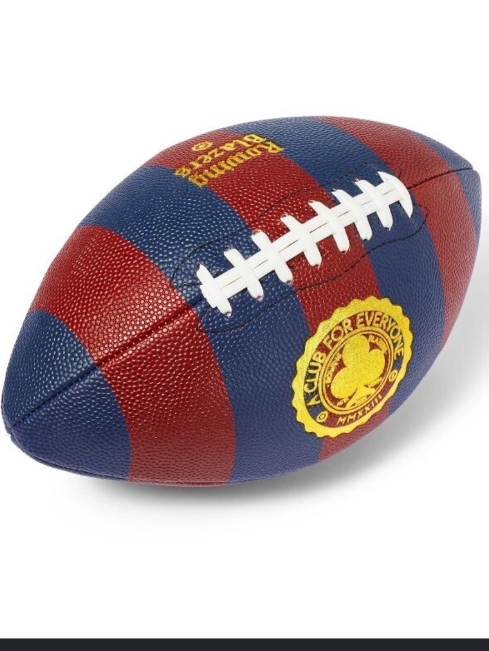 Rowing Blazers x Target Rugby Striped Crest Football